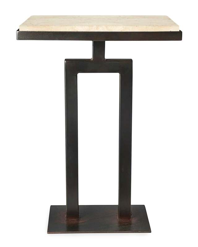 Rectangular Torreon Stone-Top Table